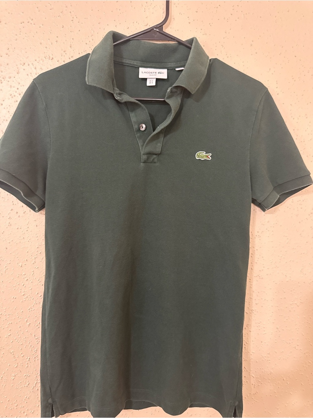 Lacoste Men’s Olive Green Classic Pique Polo